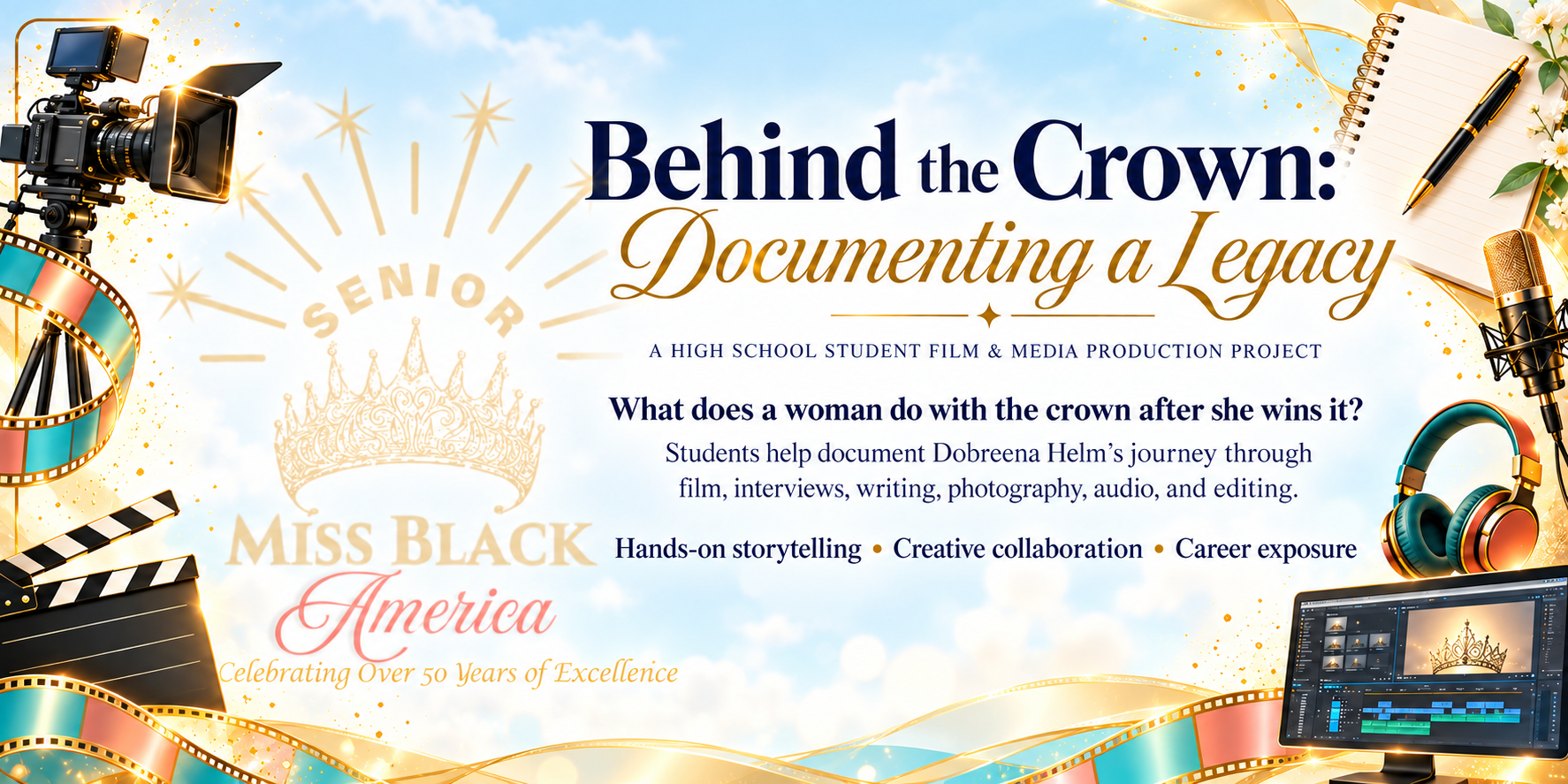 Behind the Crown: Documenting a Legacy — high school film and media project